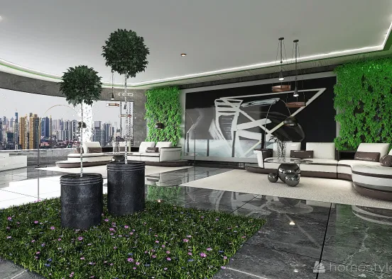 Commercial OfficeSpace Design Rendering