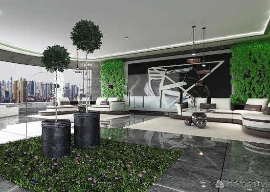Commercial OfficeSpace Design Rendering