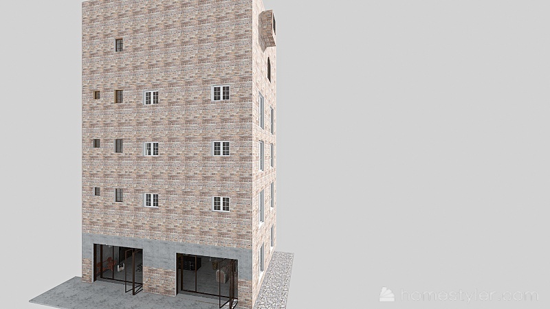 Anne Frank's hiding place house 3d design renderings