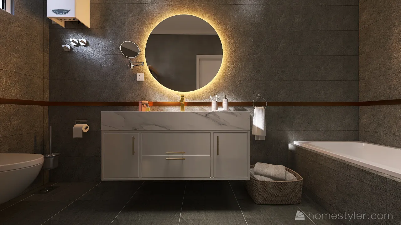 MasterBathroom 3d design renderings