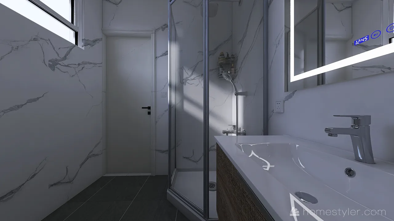 SecondBathroom 3d design renderings