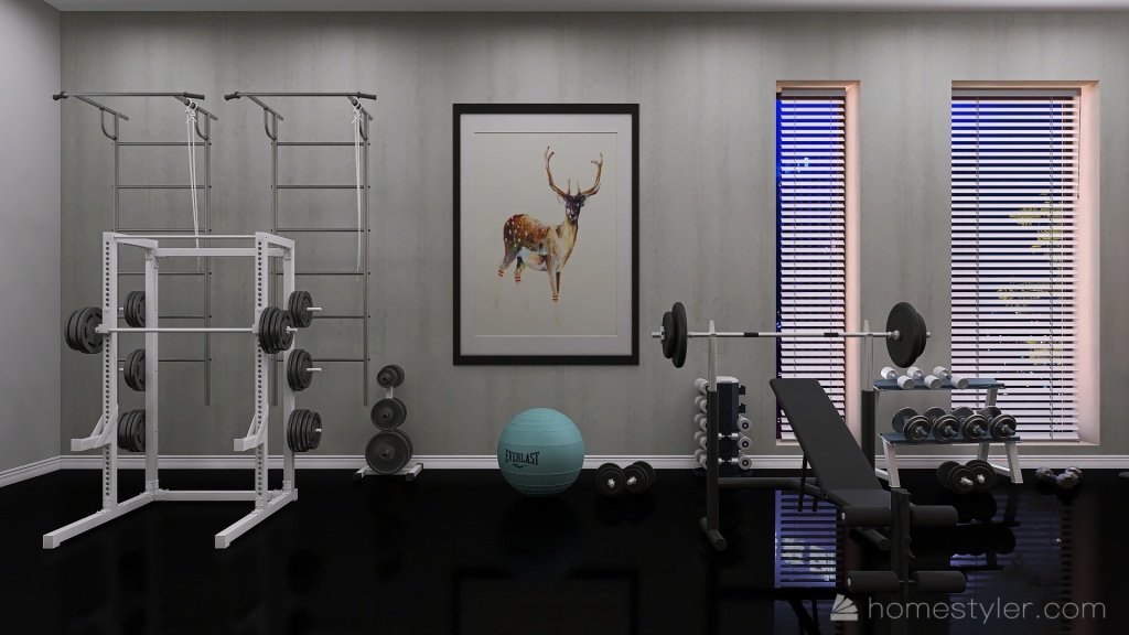 Gym 1 3d design renderings