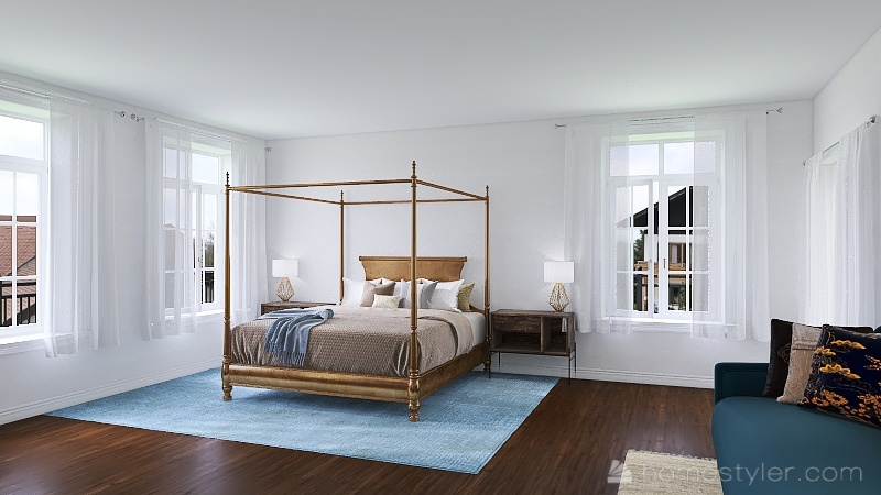 Master Bedroom 3d design renderings