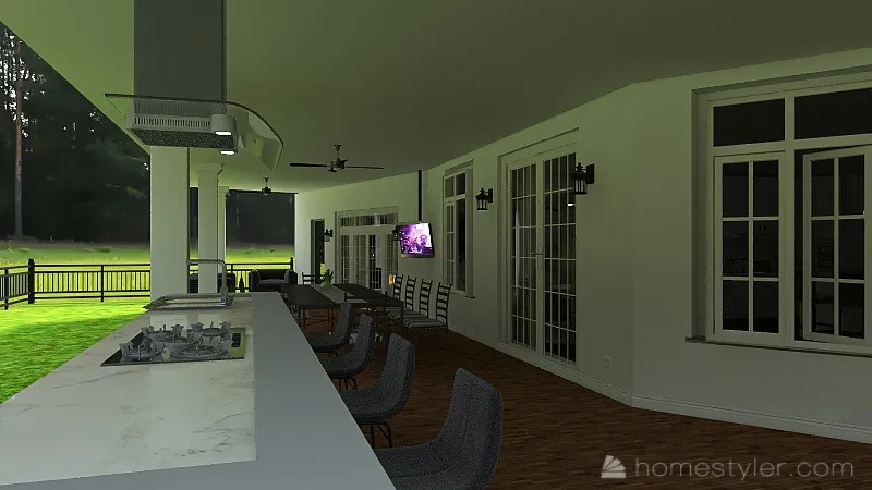 4 Bedroom Family Home 3d design renderings