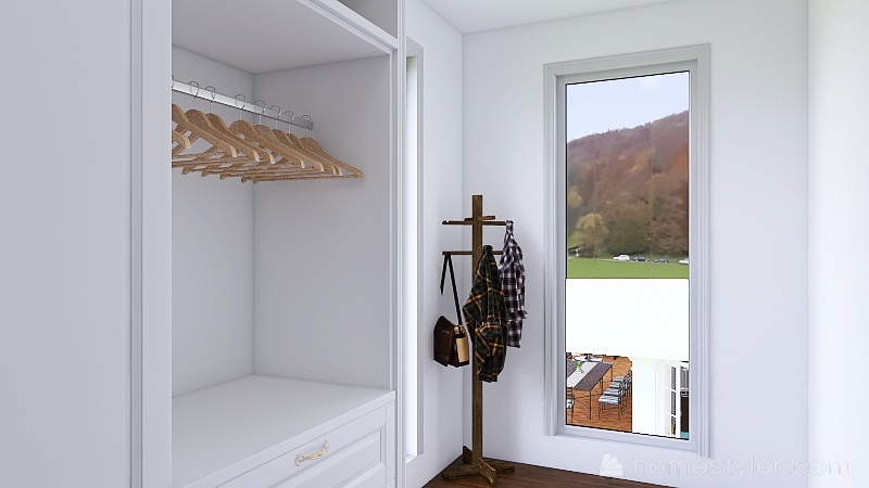 Closet 3d design renderings