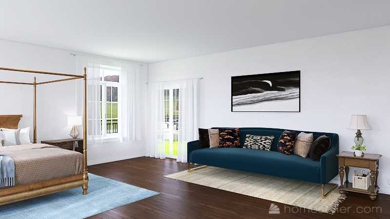 Master Bedroom 3d design renderings