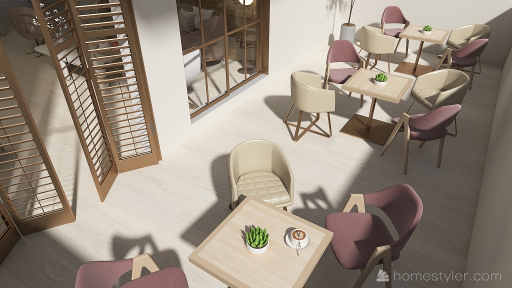 #MiniLoftContest Coffee Shop 3d design renderings