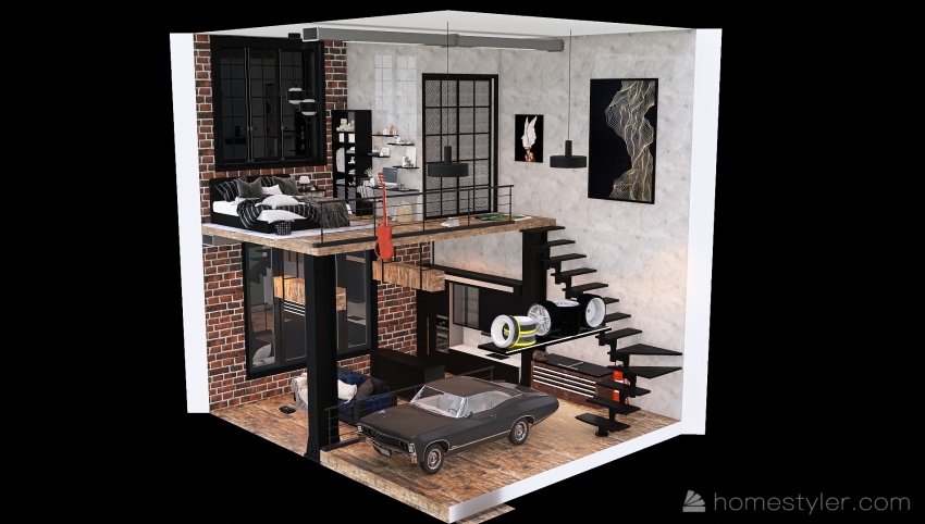 #MiniLoftContest- Garage Loft 3d design picture 13886.34