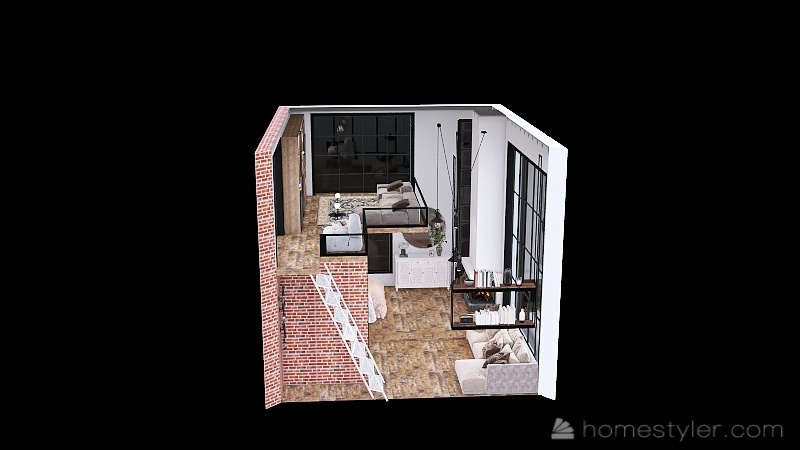 #MiniLoftContest ~ small and cozy dolls house 3d design picture 39.76