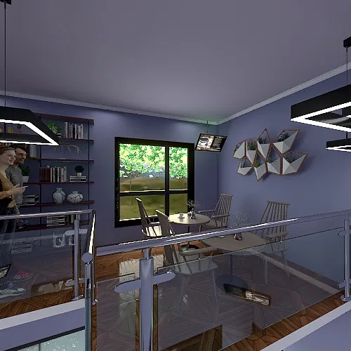 #MiniLoftContest- Mini Café 3d design renderings