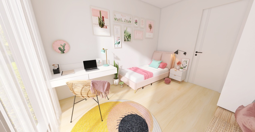 Ela's room 3d design renderings