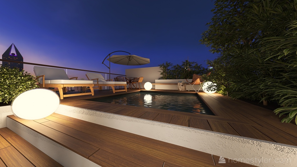 #MiniLoftContest-rooftop 3d design renderings