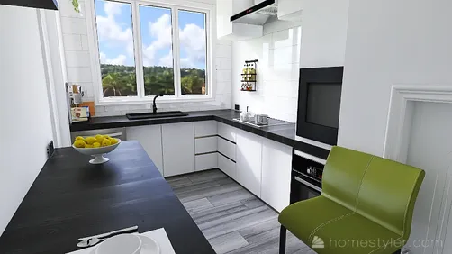 Plan only Dated small 90's kitchen is transformed!