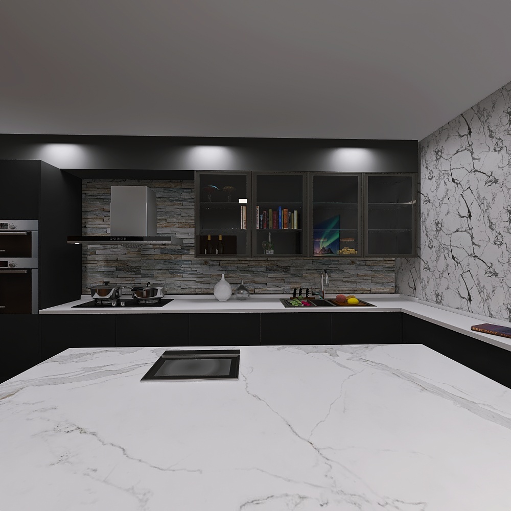 Kitchen 2 3d design renderings