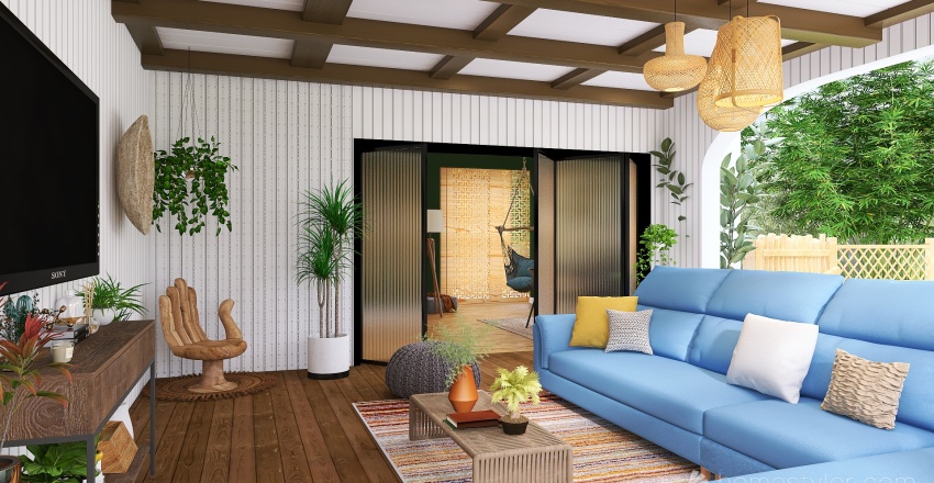 Surfer's Home Away From the Beach 3d design renderings