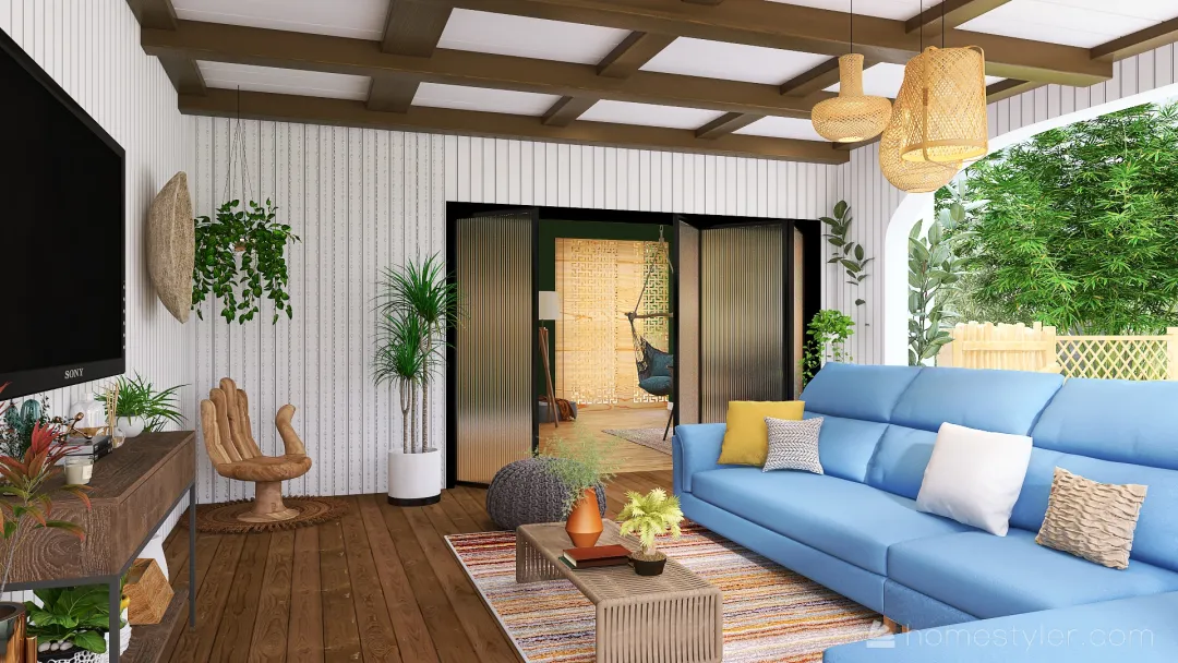 Surfer's Home Away From the Beach 3d design renderings