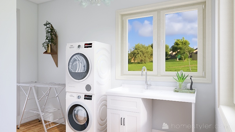 Laundry Room1 3d design renderings