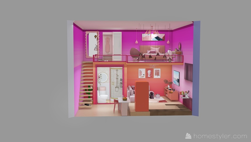Barbie House #MiniLoftContest 3d design picture 39.78