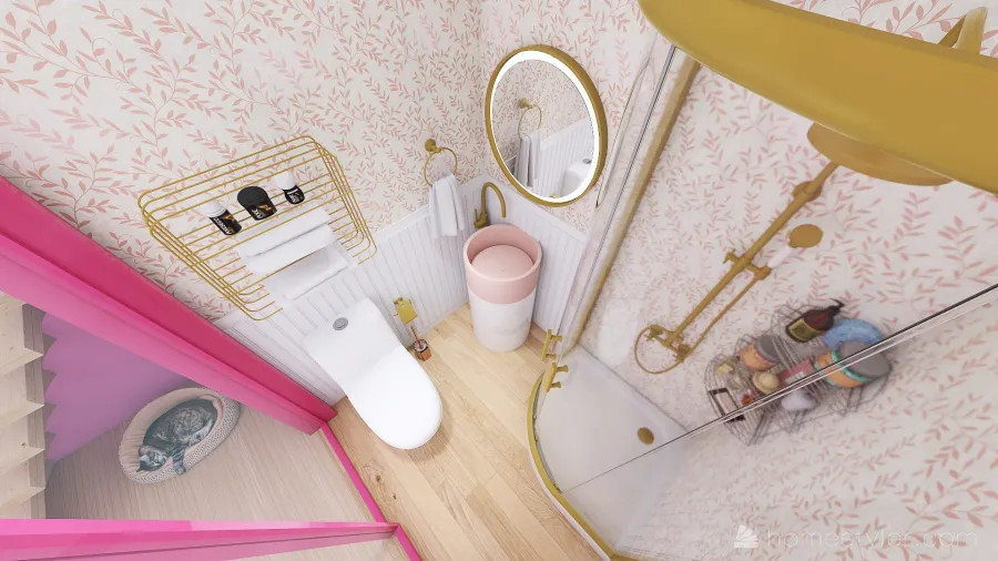 Barbie House #MiniLoftContest 3d design renderings