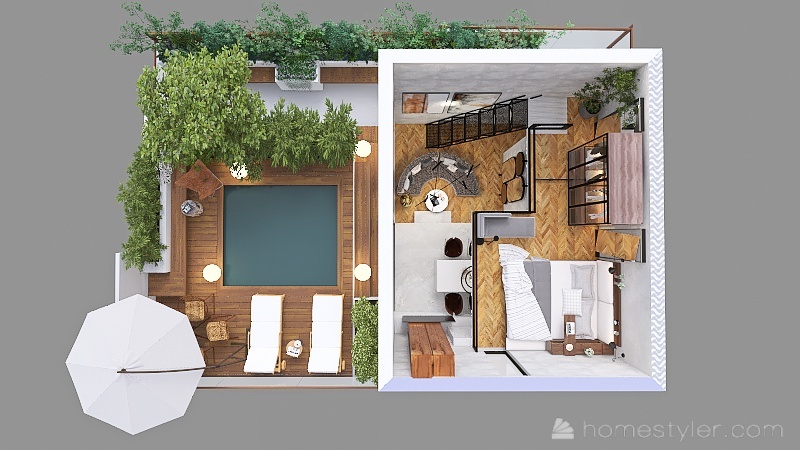 #MiniLoftContest-rooftop 3d design picture 141.14