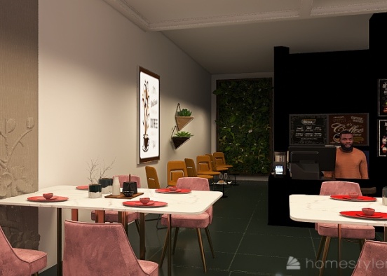 CAFE (ACADEMIC PROJECT) Design Rendering