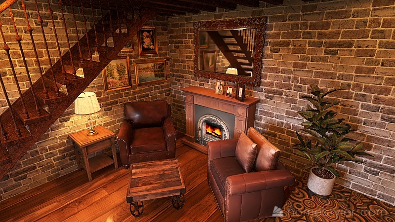 #MiniLoftContest-British mini Pub 3d design renderings