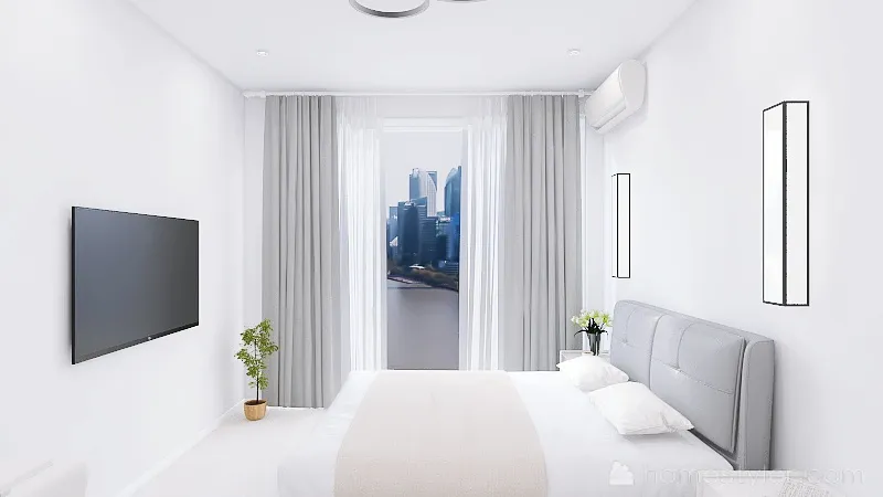 1 Bedroom for Alena 3d design renderings
