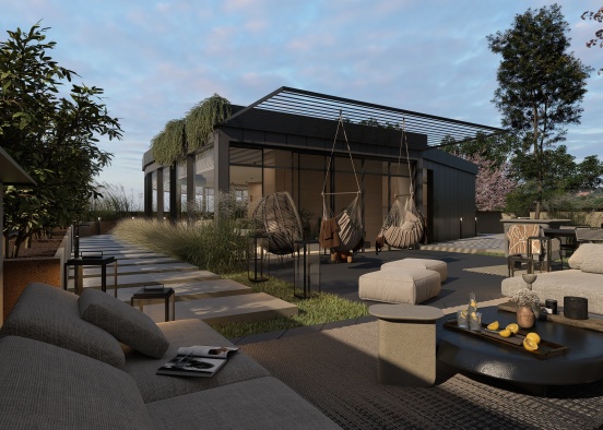 [ ROOFTOP AT SUNSET ] Rendering del Progetto