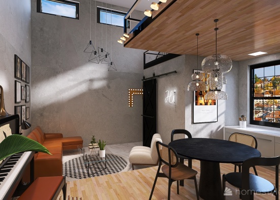 #MiniLoftContest Urban Loft Design Rendering