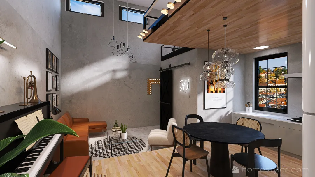 #MiniLoftContest Urban Loft 3d design renderings
