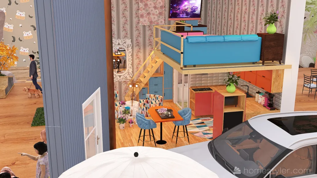 #MiniLoftContest-playhouse 3d design renderings