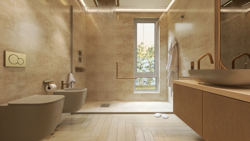 Scandinavian Master Bedroom1 3d design renderings