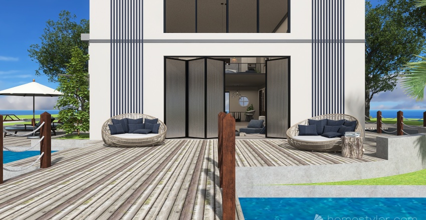 Costal by the sea 3d design renderings