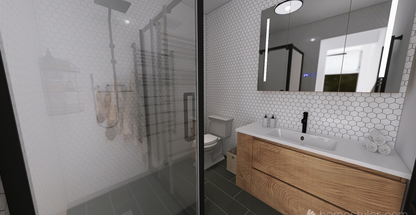 3/4 Bath Container 1 3d design renderings