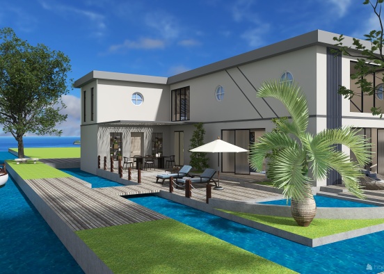 Costal by the sea Design Rendering