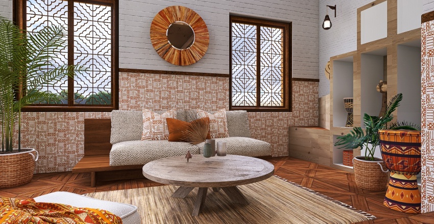 #MiniLoftContest - ethnic inspired 3d design renderings