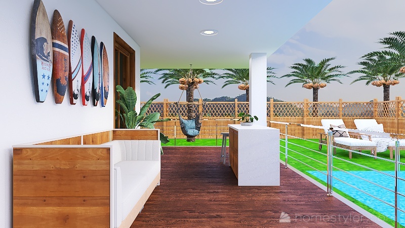 Puerto Rico Cottage 3d design renderings