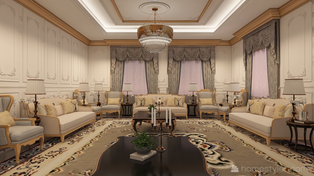 تسليم مجلس محمد 1 3d design renderings