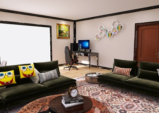 Juan mendoza living room Design Rendering
