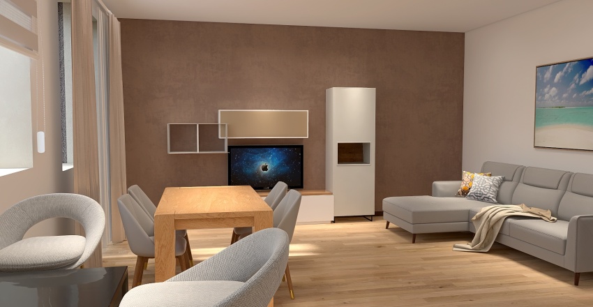 appartamento a Torino 3d design renderings