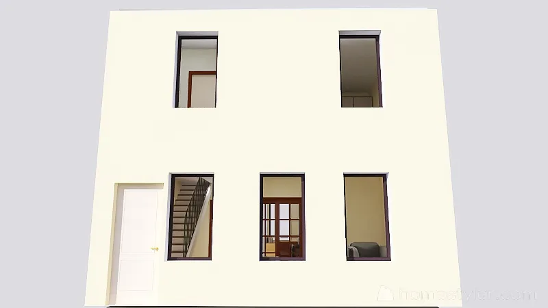 Backrooms Level 94 House 3d design renderings