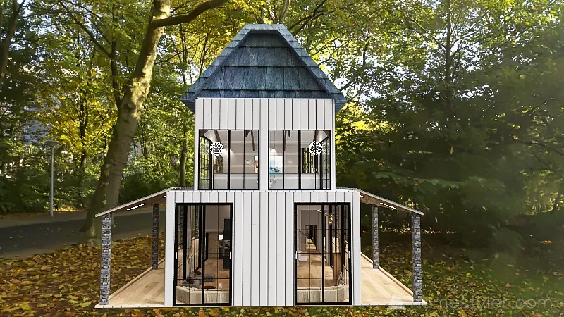 Farmhouse farmhouse/barnhouse 3d design renderings
