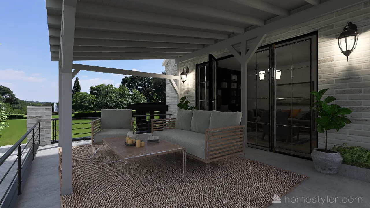 Farmhouse UnnamedSpace 3d design renderings