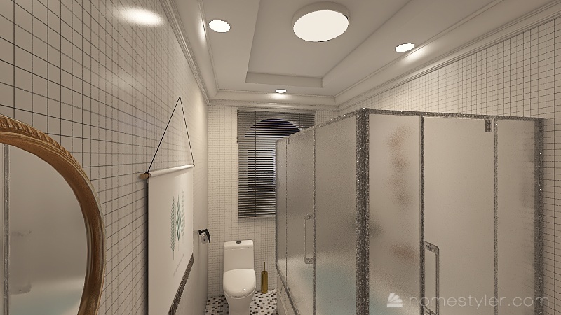Toilet_Bathroom 3d design renderings