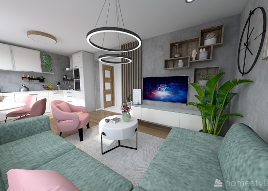 3-rooms apartment near to the city center Design Rendering