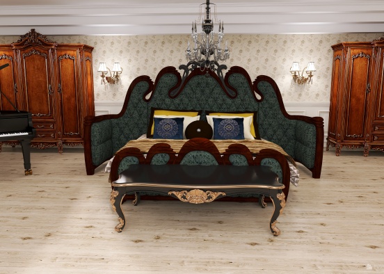 #RetronessModern Fancy Bedroom 2 Design Rendering