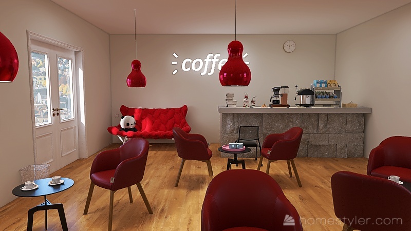 coffee 3d design renderings
