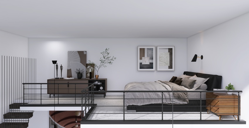 #MiniLoftContest-Modern loft 3d design renderings