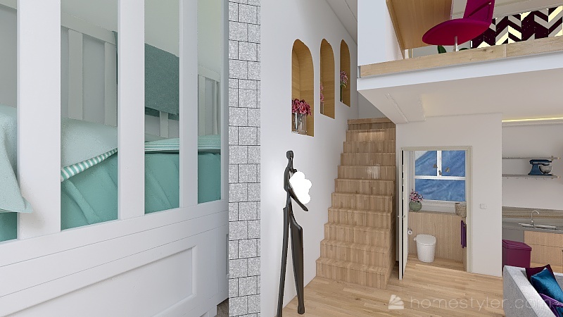 #MiniLoftContestDollhouse 3d design renderings