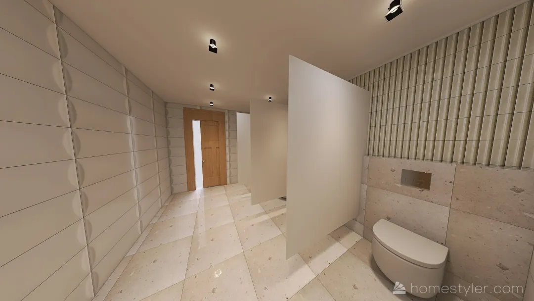 Womens Bathroom 1 3d design renderings